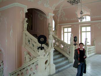 The Maribor Castle-baroque stairway