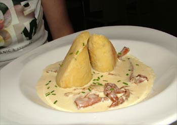 Restaurant Rozmarin - potato roulade