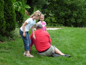 Maribor tourist farms - playing with kids