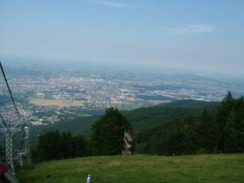 Maribor from Pohorje