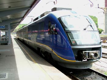 Local train in Maribor