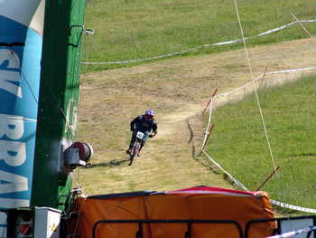 Mountain biking competition on Pohorje