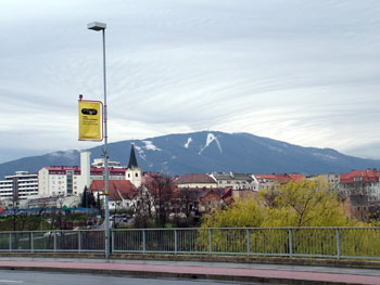 Pohorje from Maribor